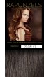 0.5 Gram 16" Pre Bonded Nail Tip Colour #2 Darkest Brown (25 Strands)